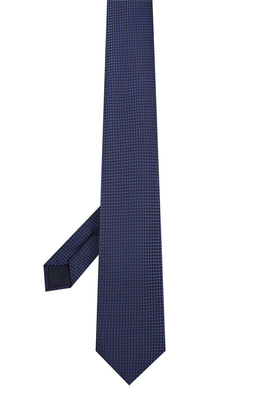 Шелковый галстук CORNELIANI темно-синего цвета по цене 15200 руб., арт. 85U306-0120303/00, фото 2 Шелковый галстук CORNELIANI, арт. 85U306-0120303/00, фото 2