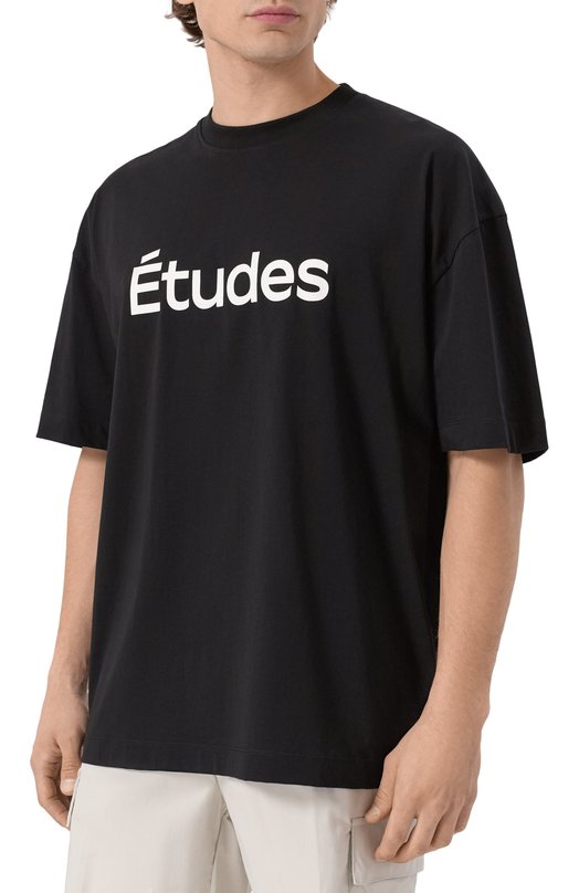 Хлопковая футболка Études E25MMTSH132 Чёрный  E25MMTSH132 Фото 3