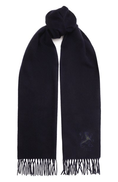 Мужской шарф с отделкой из кожи крокодила ZILLI, арт. SWF001M0310VBLE00N002/P0R