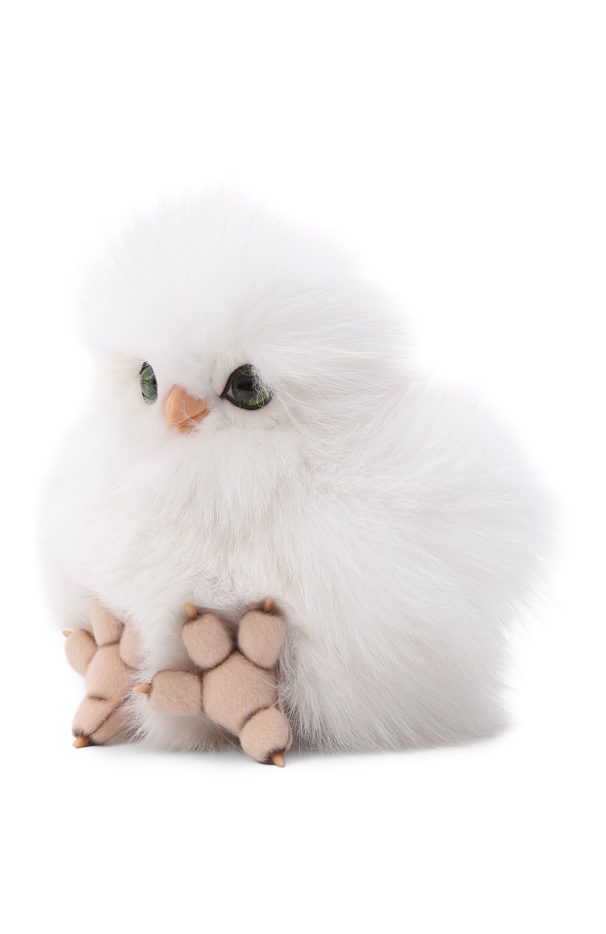 Мягкая игрушка совенок из песца CAROLON, арт. МИ-25-ЛГ-002-6, фото 2