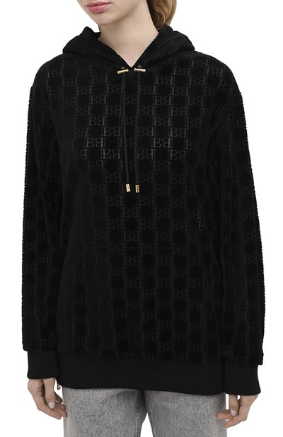 Хлопковое худи BALMAIN, арт. UF13892/I500, фото 4