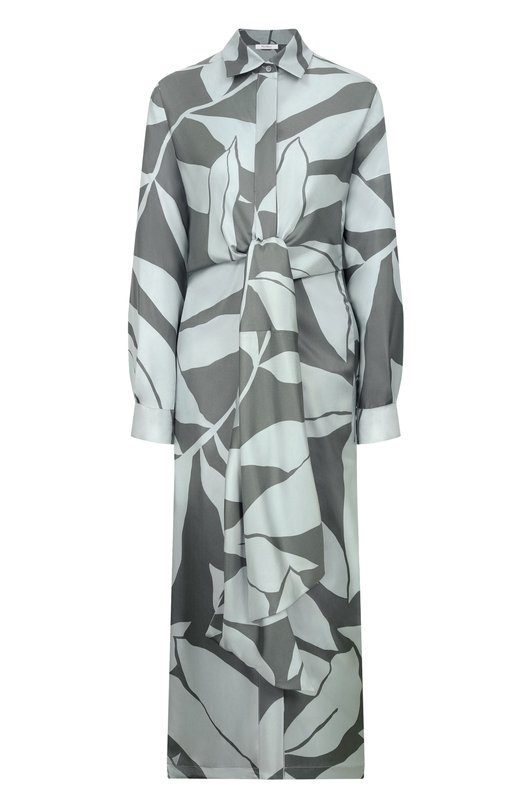 Шелковое платье Max Mara MXMR0BINIA Зелёный MXMR0BINIA
