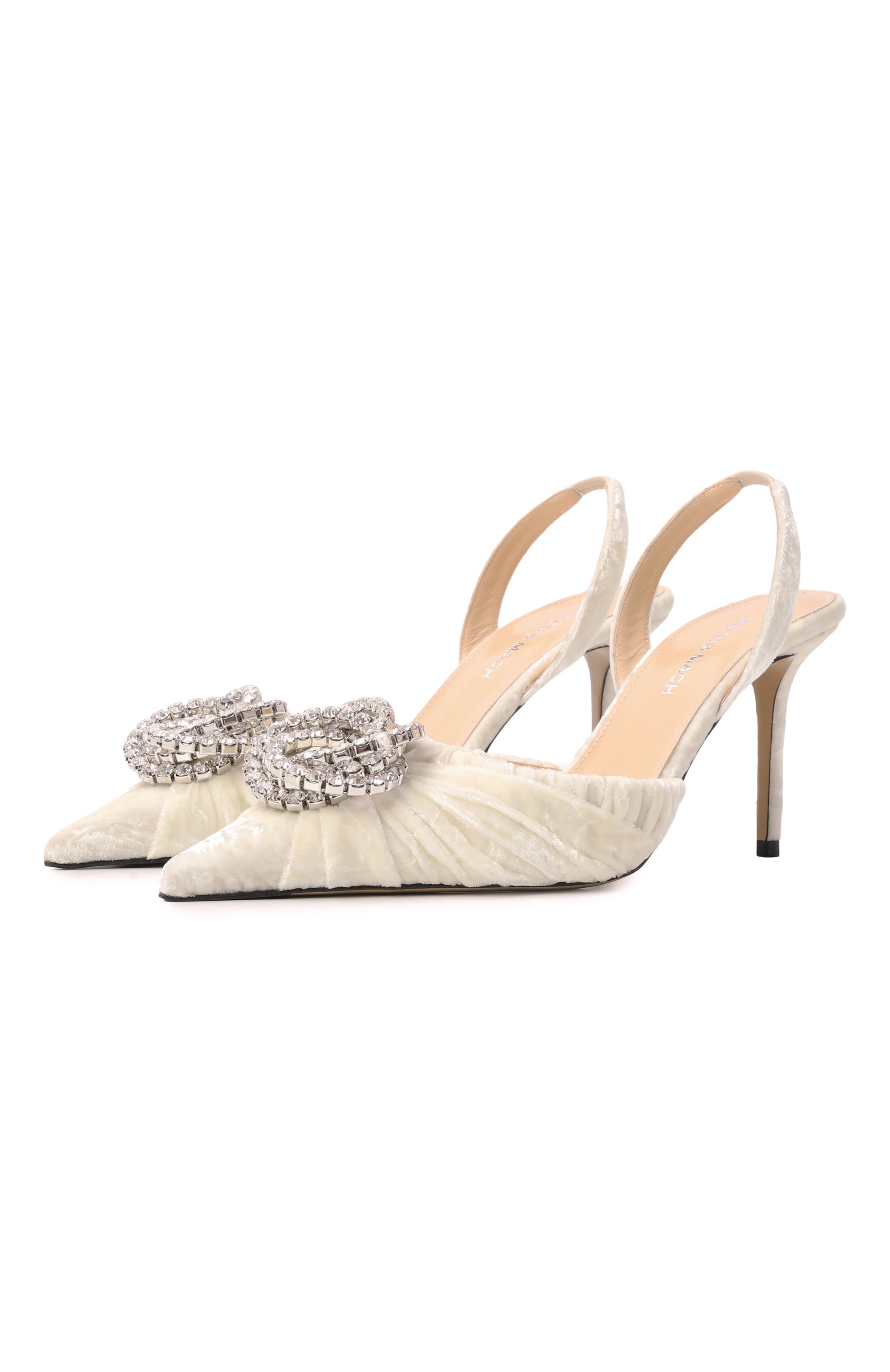 Текстильные туфли galaxy 85 MACH & MACH, арт. FW25-S0821-85-VLT-WHT, фото 1