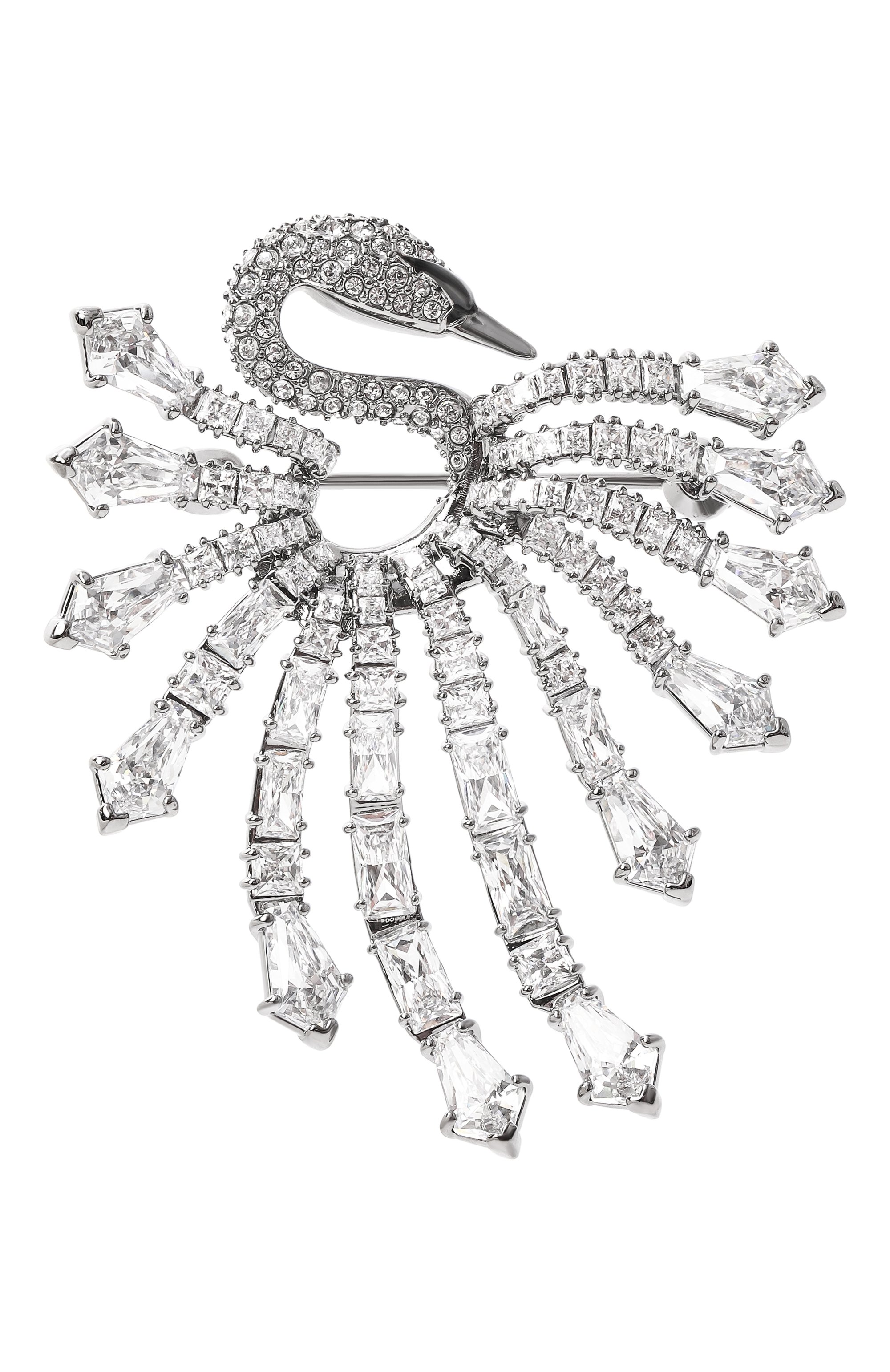 Брошь the vienna collection SWAROVSKI серебряного цвета по цене 38500 руб., арт. 5741557, фото 1 Брошь the vienna collection SWAROVSKI, арт. 5741557, фото 1