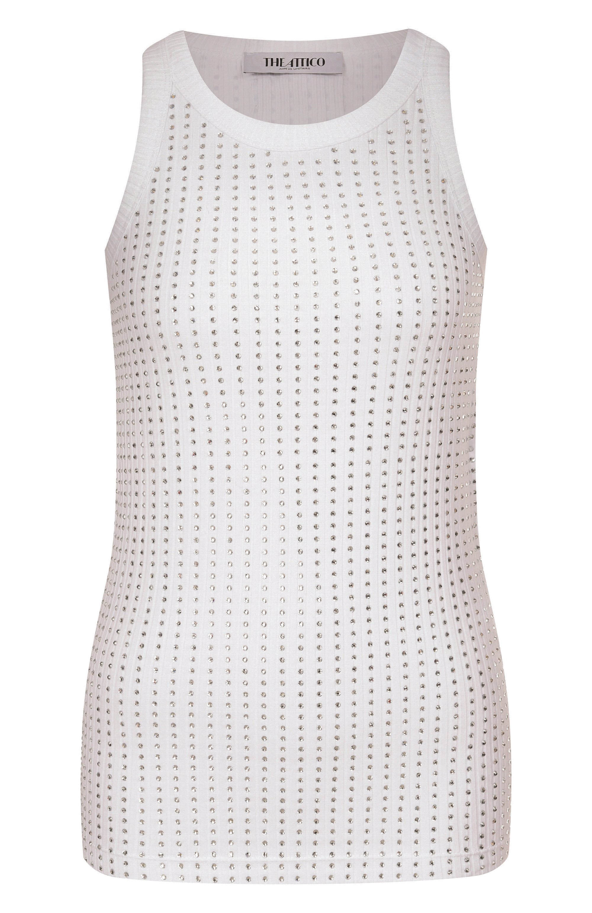 Топ с отделкой стразами THE ATTICO, арт. 251WCN00004/JJJ051TR, фото 1