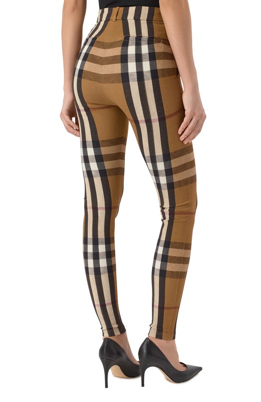Брюки из вискозы Burberry 4566766 A8492 Коричневый  4566766 A8492 Фото 4