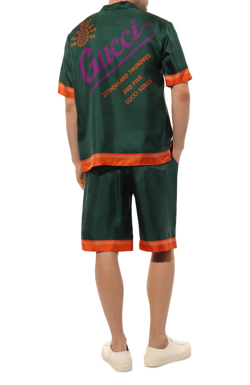 Шелковая рубашка GUCCI, арт. 669202 ZAHYX, фото 2