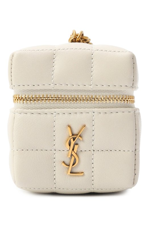 Сумка Cassandre Matelassé Carré Cube mini Saint Laurent 773592/AABVP Кремовый 773592/AABVP