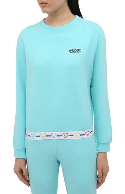 Хлопковый свитшот MOSCHINO, арт. A1710/9004, фото 3