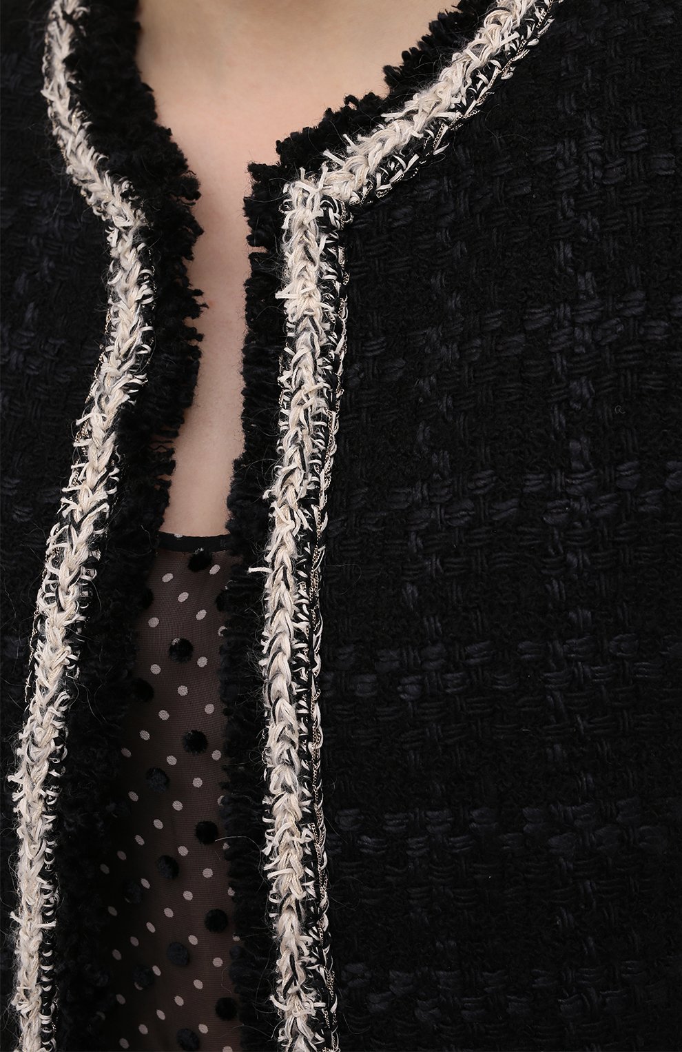 Жакет из шерсти и шелка SAINT LAURENT, арт. 653214/Y5C78, фото 5