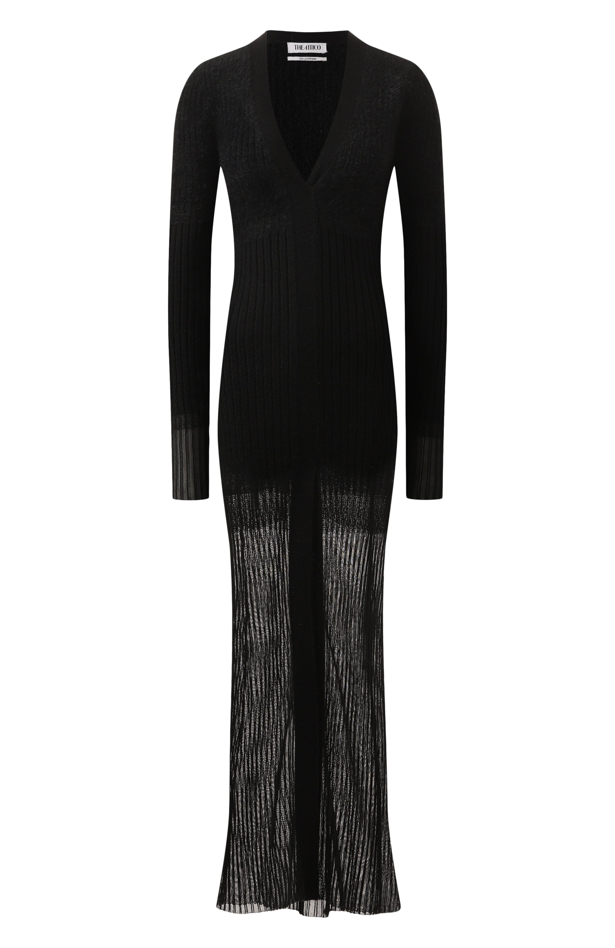 Платье THE ATTICO черного цвета по цене 119000 руб., арт. 247WCM178, фото 1 Платье THE ATTICO, арт. 247WCM178, фото 1