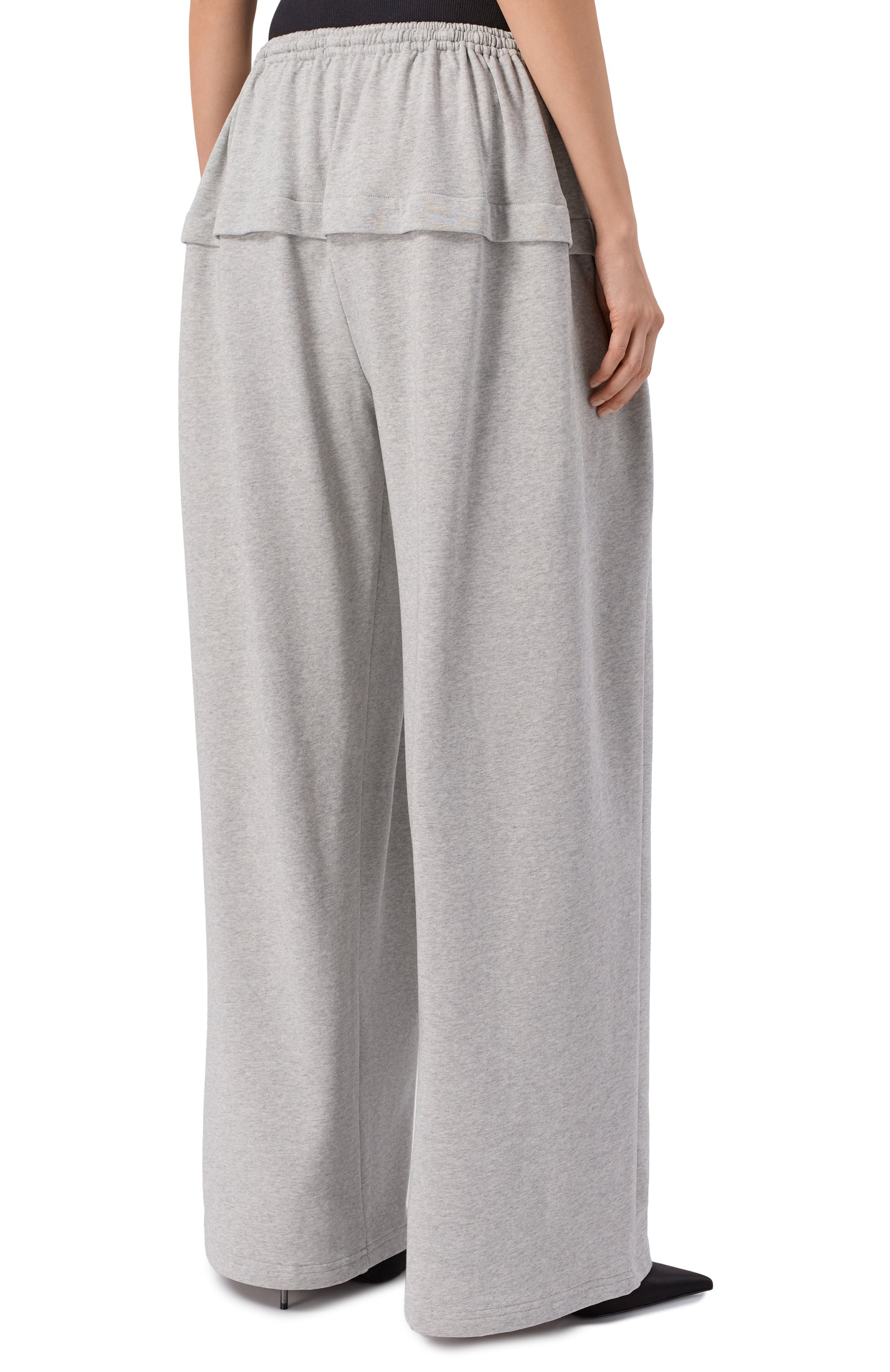 Хлопковые брюки ALAIA, арт. AA9P1230J082B, фото 4