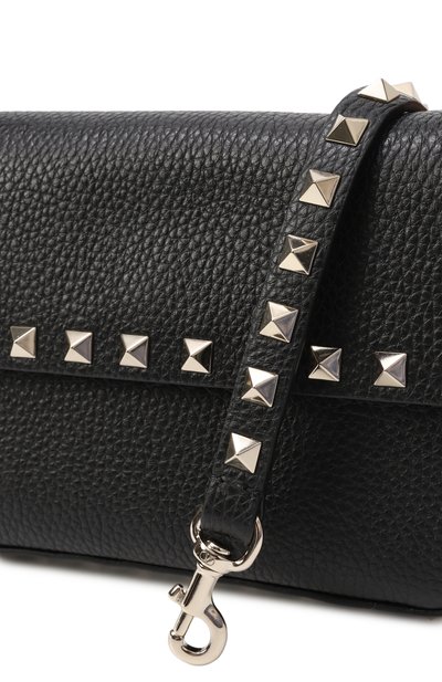 Сумка rockstud VALENTINO черного цвета по цене 117500 руб., арт. 7W2P0W07/VSH/C0L0R, фото 3 Сумка rockstud VALENTINO, арт. 7W2P0W07/VSH/C0L0R, фото 3