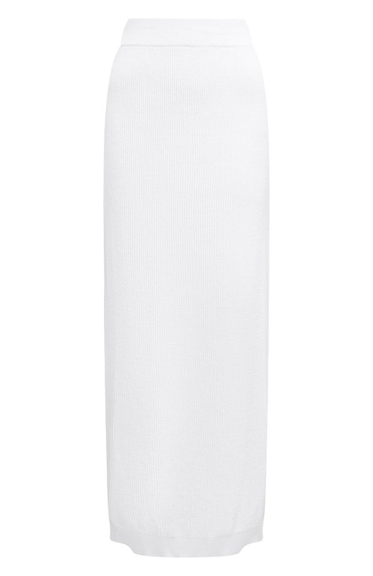 Хлопковая юбка Brunello Cucinelli M1919B1307 Белый M1919B1307