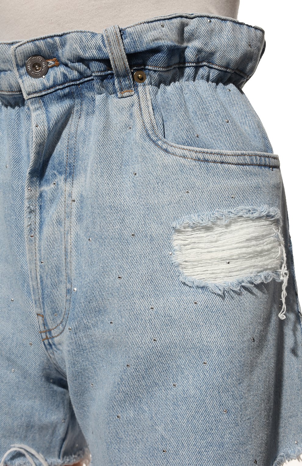 Джинсовые шорты MIU MIU, арт. GWP300-10B7-F0008, фото 5