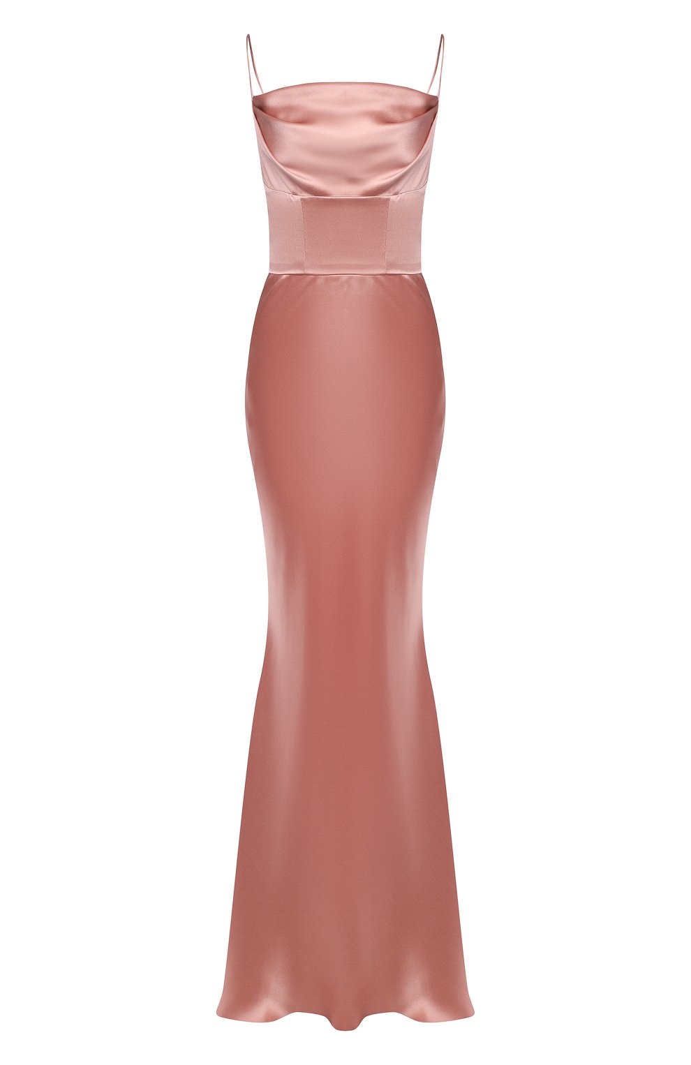 Шелковое платье DOLCE & GABBANA светло-розового цвета по цене 370500 руб., арт. F6J8VT/FU1NU, фото 1 Шелковое платье DOLCE & GABBANA, арт. F6J8VT/FU1NU, фото 1
