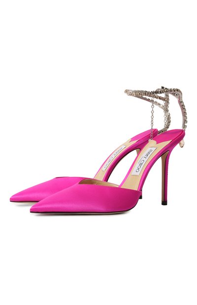 Женские текстильные туфли saeda 100 JIMMY CHOO, арт. SAEDA100/BGH