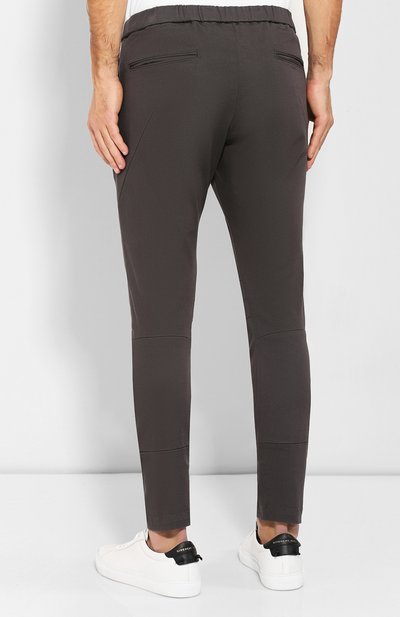 Хлопковые брюки KAZUYUKI KUMAGAI серого цвета по цене 25500 руб., арт. AP93-227, фото 4 Хлопковые брюки KAZUYUKI KUMAGAI, арт. AP93-227, фото 4