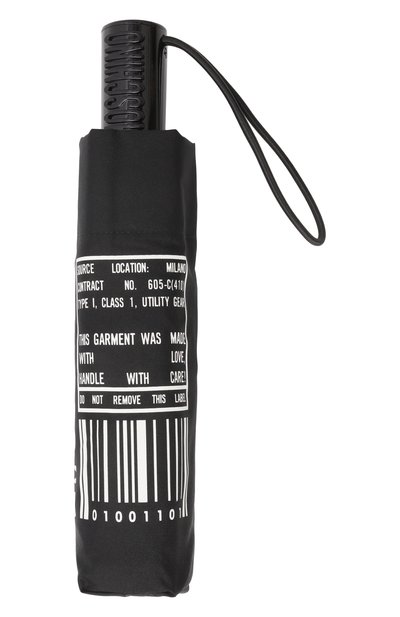 Складной зонт MOSCHINO черного цвета по цене 9295 руб., арт. 8941 0PENCL0SE, фото 4 Складной зонт MOSCHINO, арт. 8941 0PENCL0SE, фото 4