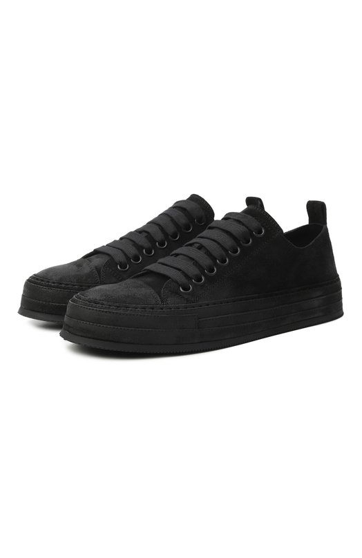 Замшевые кеды Nono Ann Demeulemeester B0012569/LT147 Чёрный B0012569/LT147