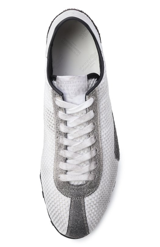 Текстильные кроссовки Sprinters Maison Margiela S97WS0092/P7645 Серый  S97WS0092/P7645 Фото 5