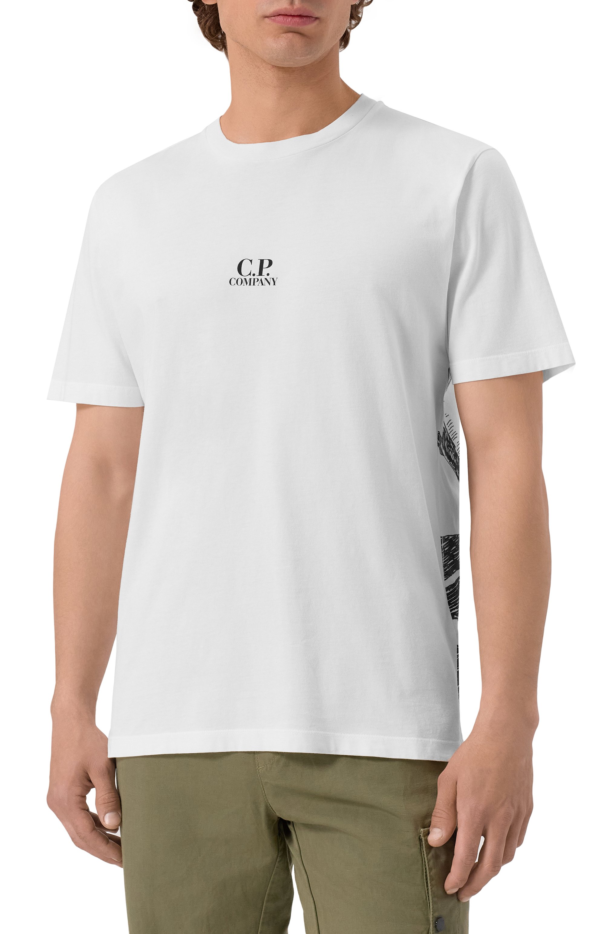 Хлопковая футболка C.P. COMPANY, арт. 18CMTS317A005431G, фото 3