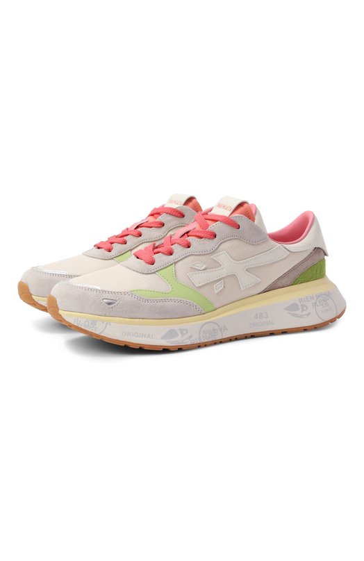 Комбинированные кроссовки Lauryn Premiata LAURYN/VAR 7481 Кремовый LAURYN/VAR 7481