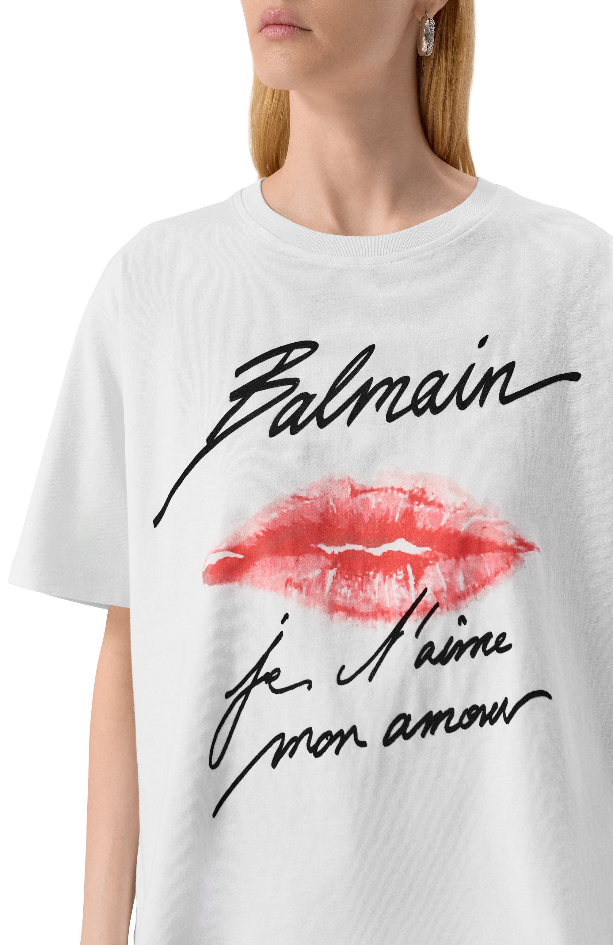 Хлопковая футболка BALMAIN, арт. EF1EG110/GE45, фото 5