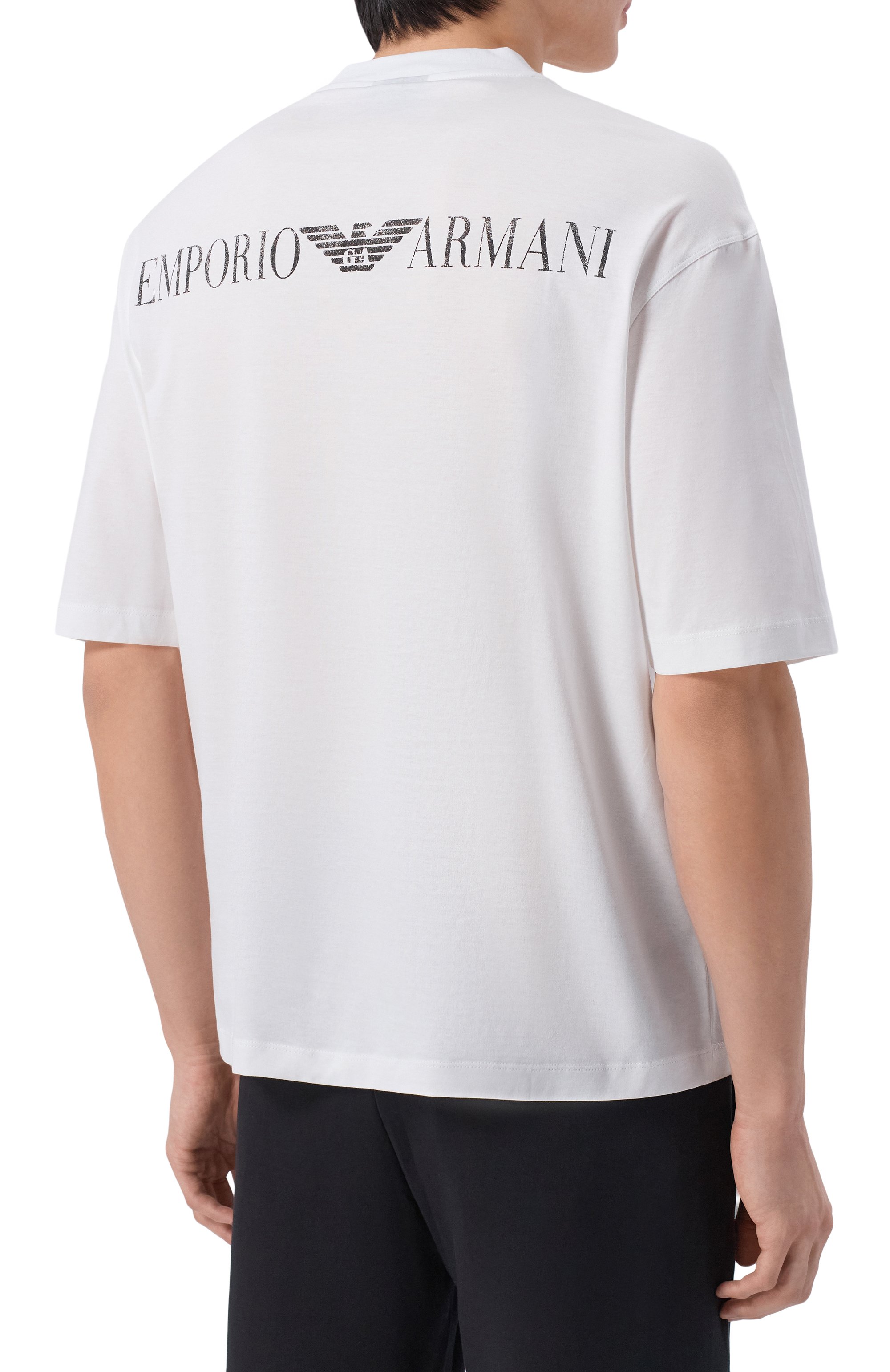 Хлопковая футболка EMPORIO ARMANI, арт. EM005277/AF24470, фото 4