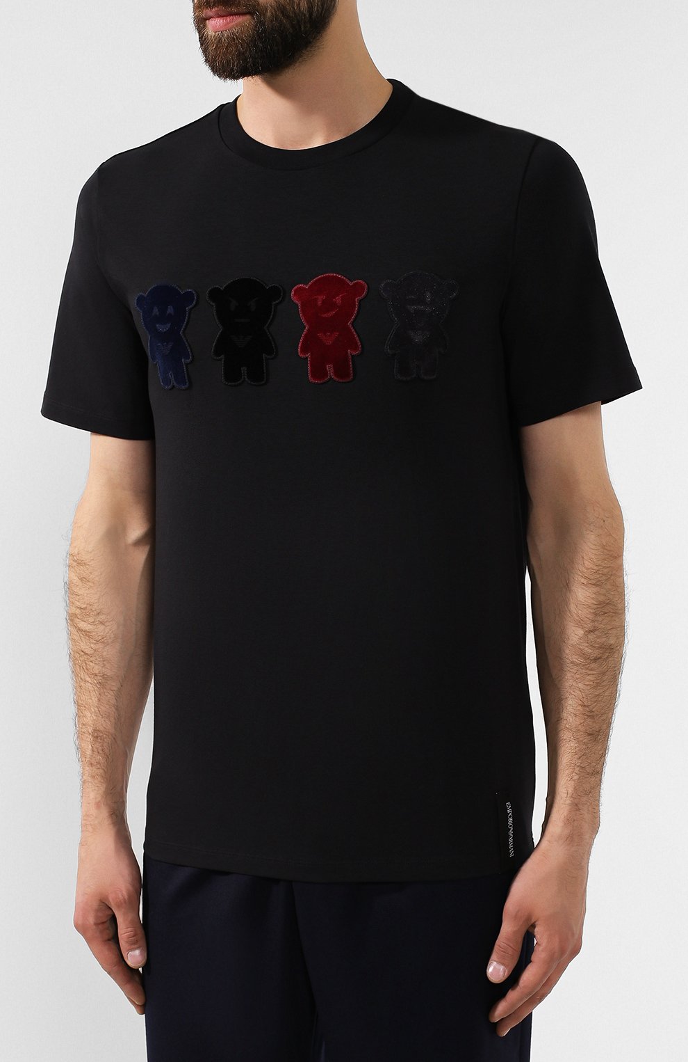 Хлопковая футболка EMPORIO ARMANI, арт. 6G1TD2/1J91Z, фото 3