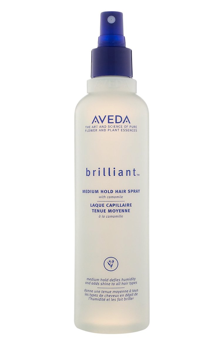 Лак для волос с ромашкой средней фиксации brilliant 250 мл AVEDA бесцветного цвета, арт. A1KA-01 | Фото 1 (Региональные ограничения белый список (Axapta Mercury): Не проставлено; Нос: Не проставлено; Назначение: Для волос; Тип продукта: Лаки)