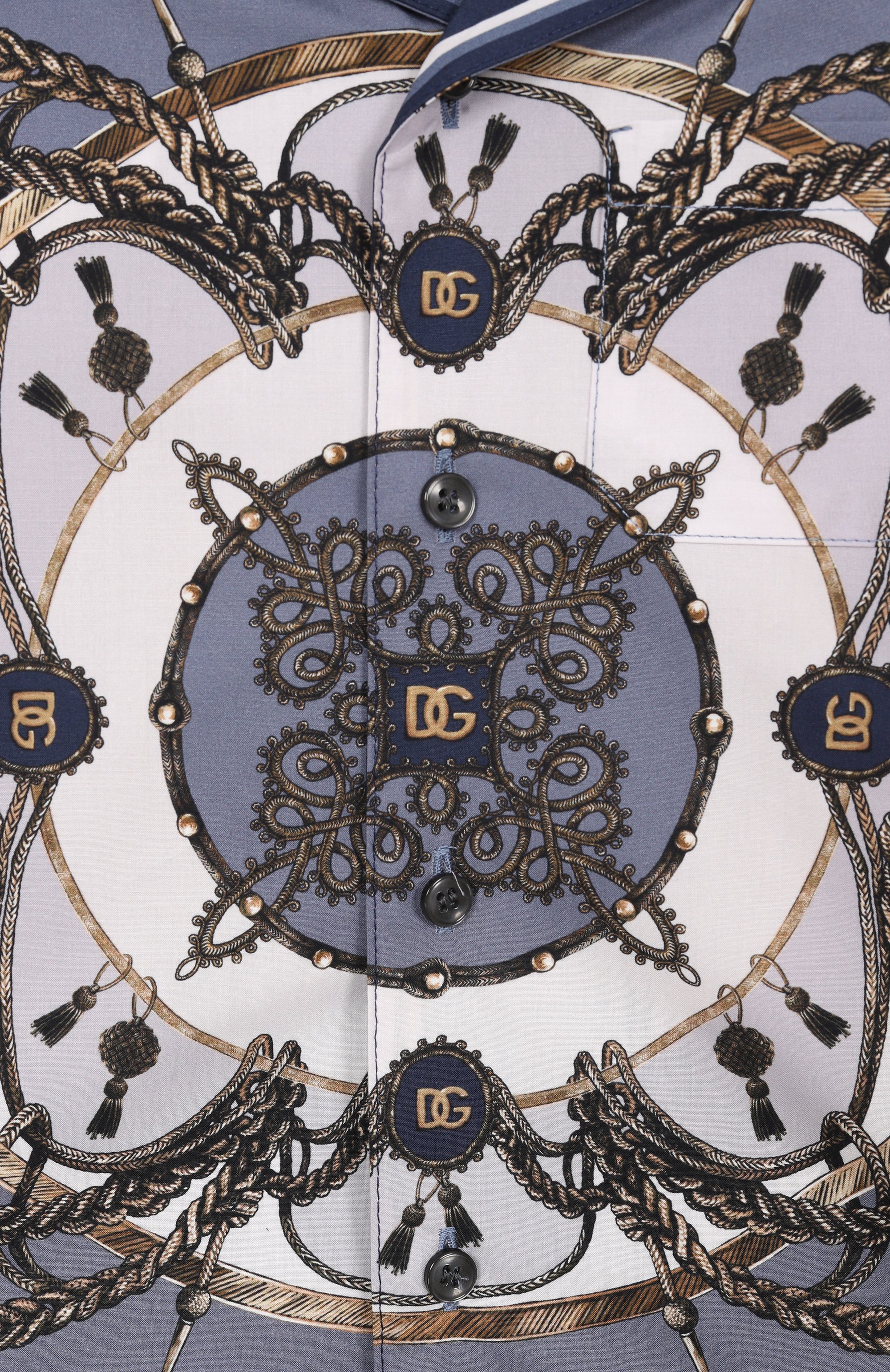 Хлопковая рубашка DOLCE & GABBANA, арт. L14S82/FI5NQ, фото 3