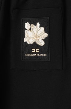 Детские хлопковые брюки ELISABETTA FRANCHI LA MIA BAMBINA черного цвета, арт. EFPA2770/FF002/10A-12A+ | Фото 3 (Материал сплава: Проставлено; Материал внешний: Хлопок; Нос: Не проставлено; Случай: Повседневный; Девочки Кросс-КТ: Брюки-спорт; Ростовка одежда: 10 - 11 лет | 140 - 146см, 13 - 15 лет | 158 см, 12 лет | 152 см)