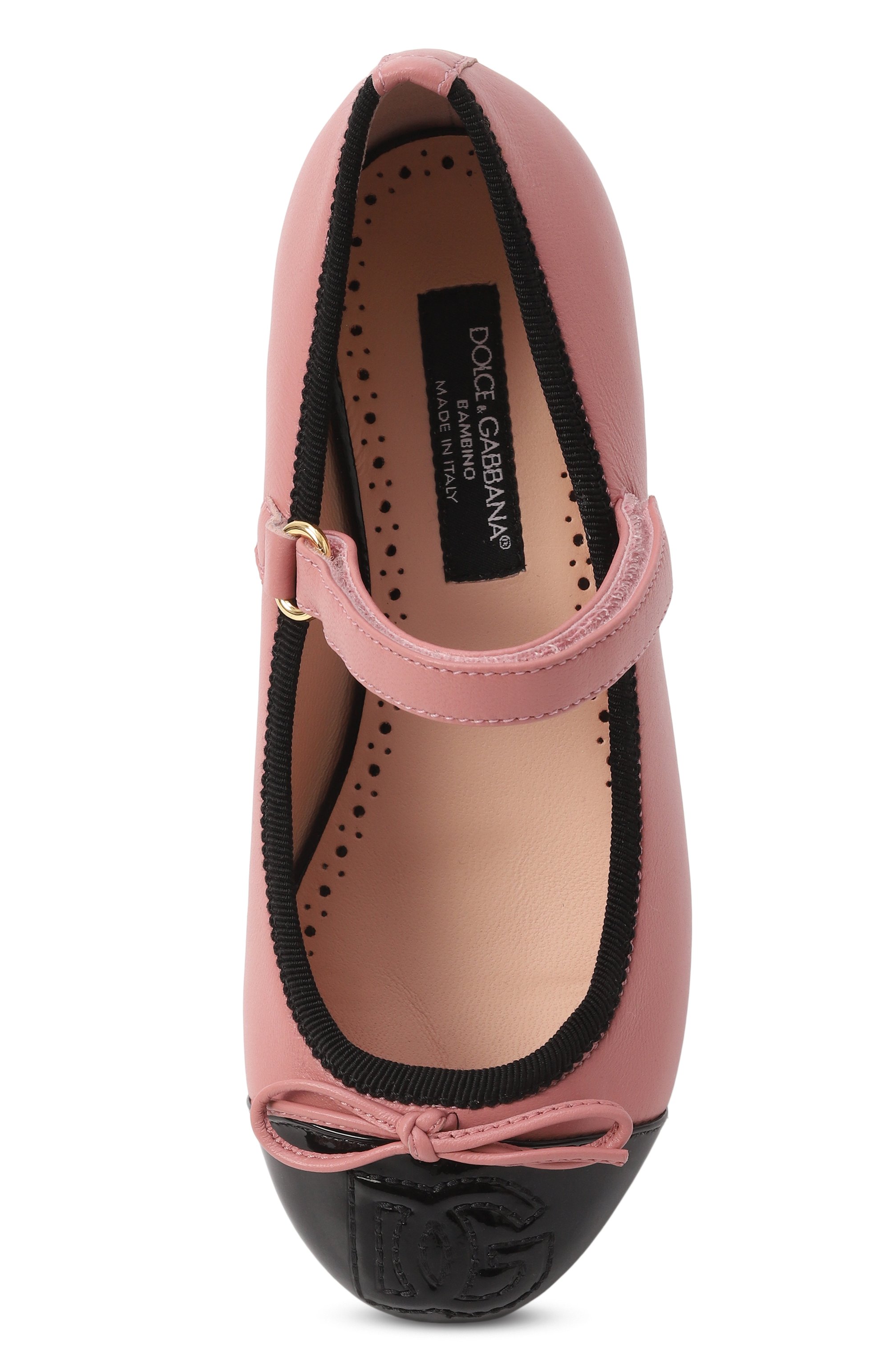 Кожаные балетки DOLCE & GABBANA, арт. D11273/A7924/24-28, фото 4