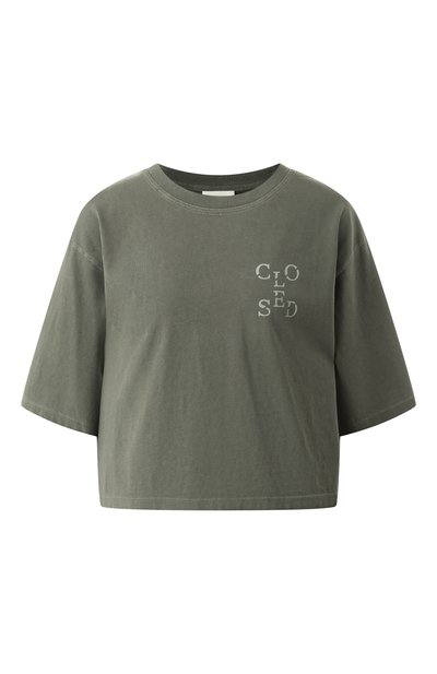 Женская хлопковая футболка CLOSED, арт. C95228-44H-AM