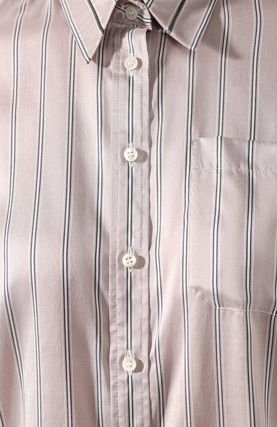 Шелковая рубашка BRUNELLO CUCINELLI серого цвета по цене 161500 руб., арт. MF774MY216, фото 5 Шелковая рубашка BRUNELLO CUCINELLI, арт. MF774MY216, фото 5