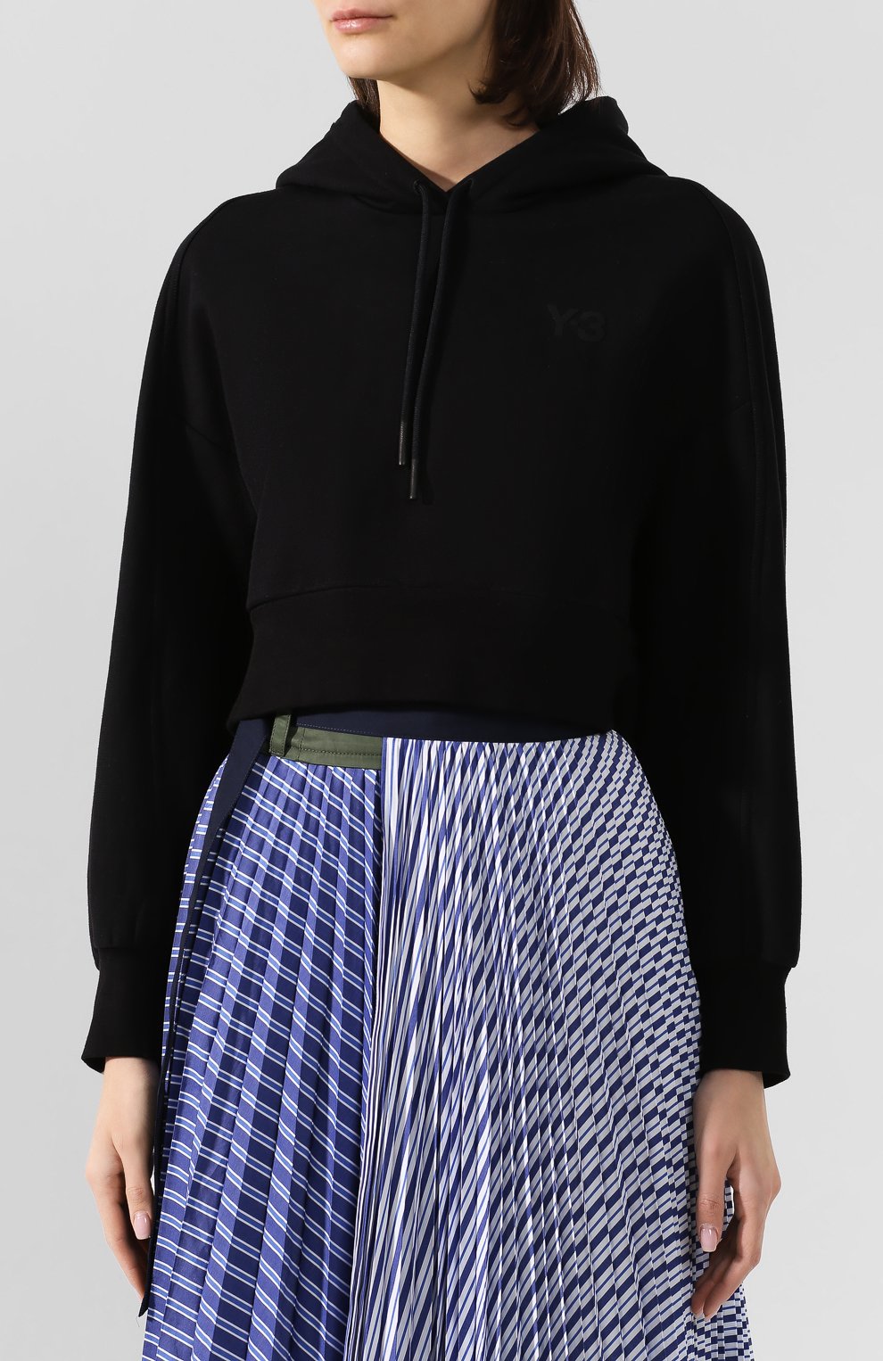 Хлопковое худи Y-3, арт. FS5591/W, фото 3