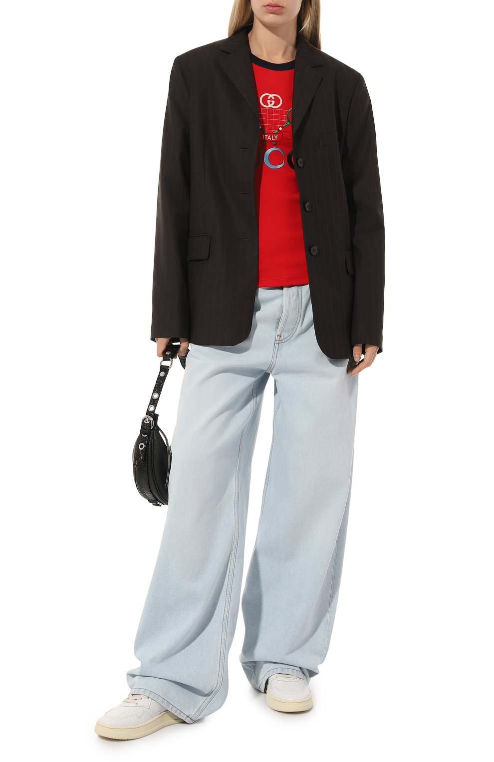 Хлопковая футболка GUCCI, арт. 574386 XJA8Y, фото 2