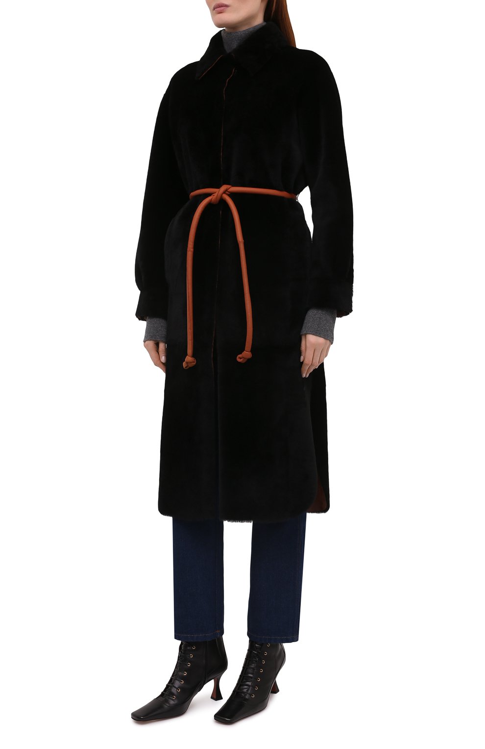 Меховое пальто BLANCHA, арт. 21117/300/30/NER0/SIENA, фото 3