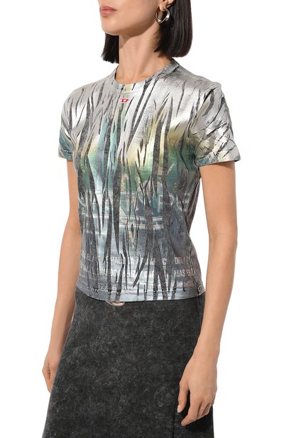 Хлопковая футболка DIESEL, арт. A14285/0DRAV, фото 3