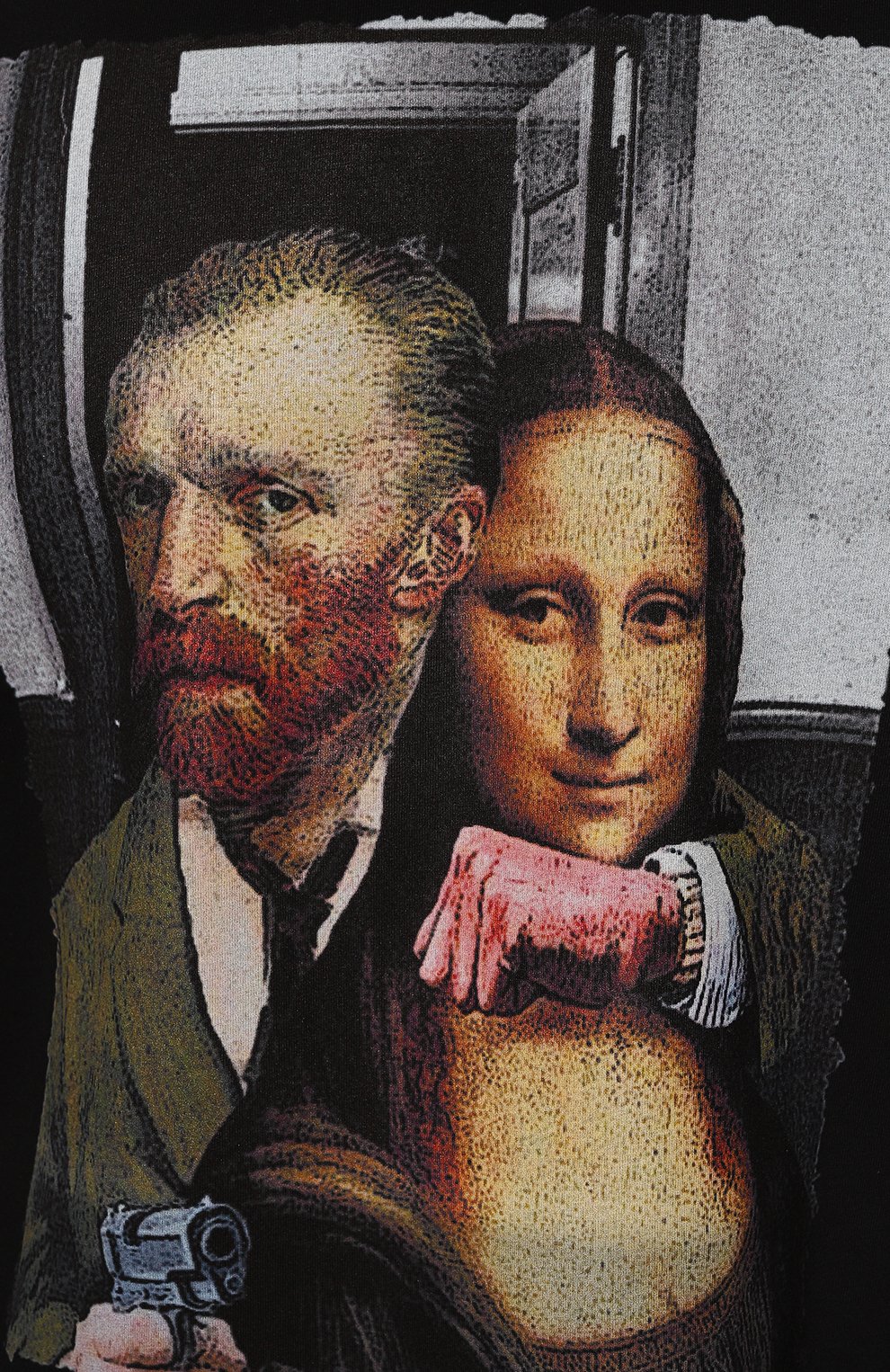 Хлопковая футболка BISIBIGLIO, арт. LU ARTE TERR0RISTA/2212 RIF (C0TT0NE PESANTE), фото 5