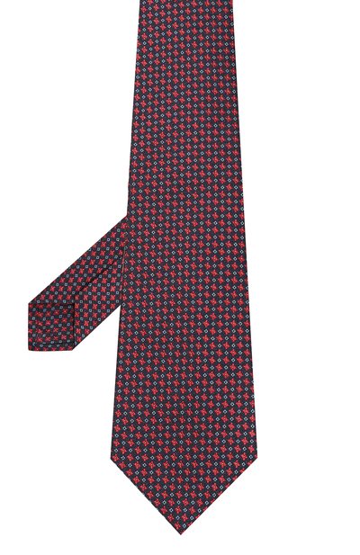 Шелковый галстук KITON красного цвета по цене 31900 руб., арт. UCRVKLC02I54, фото 3 Шелковый галстук KITON, арт. UCRVKLC02I54, фото 3