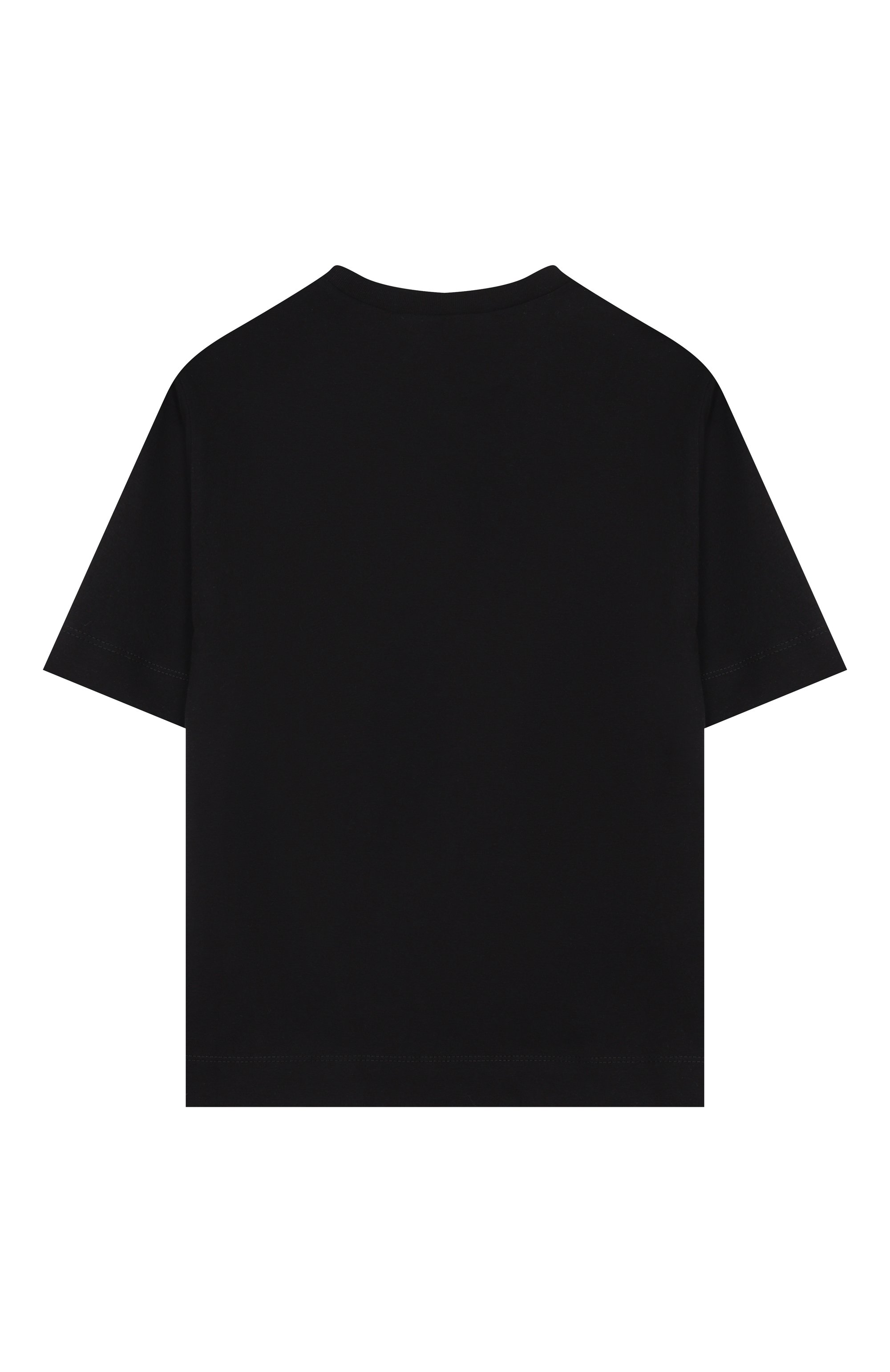 Хлопковая футболка MARNI черного цвета по цене 14650 руб., арт. M01804/M00RF, фото 2 Хлопковая футболка MARNI, арт. M01804/M00RF, фото 2