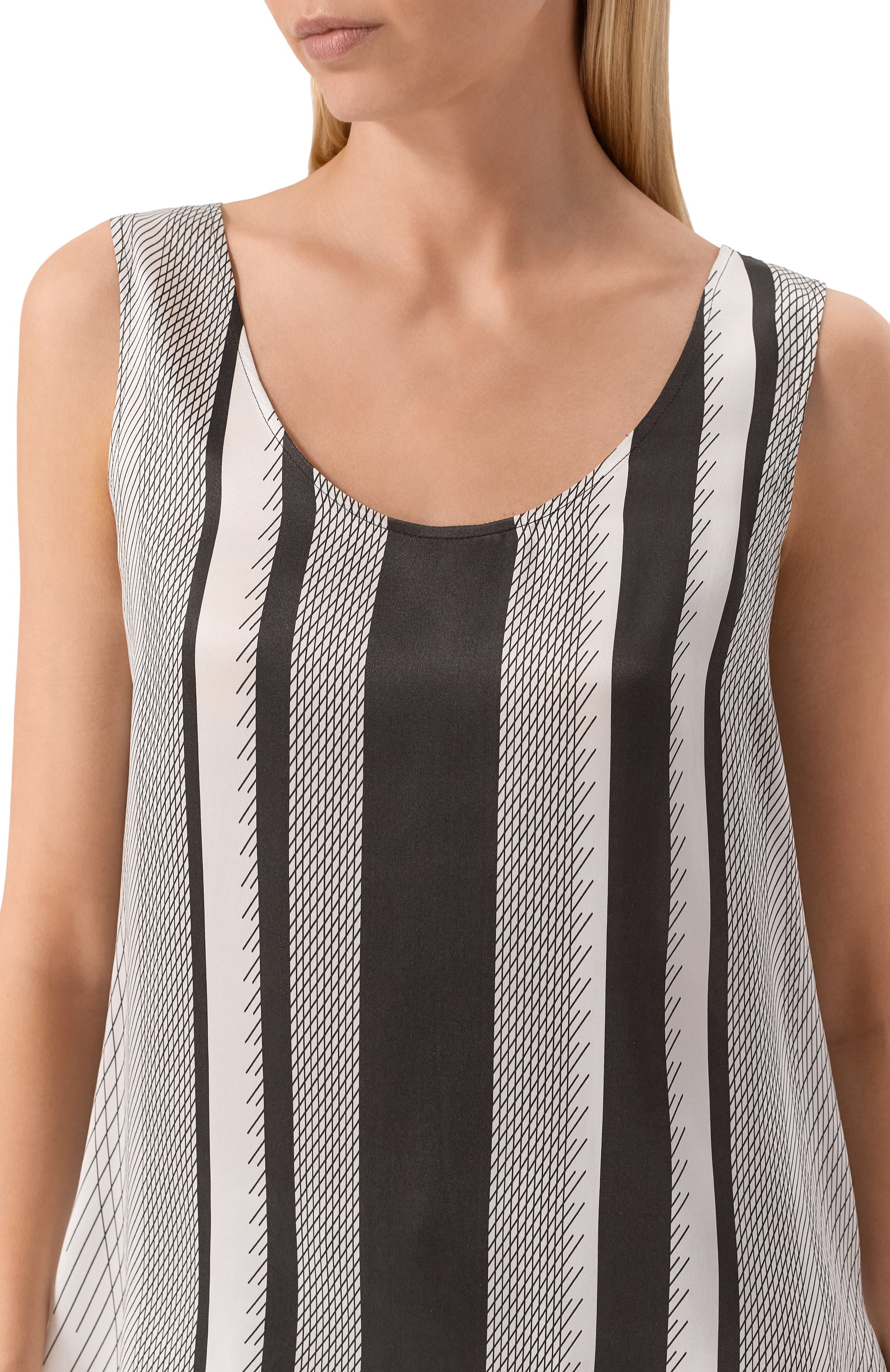 Шелковый топ KITON, арт. D51443K0963E01, фото 5