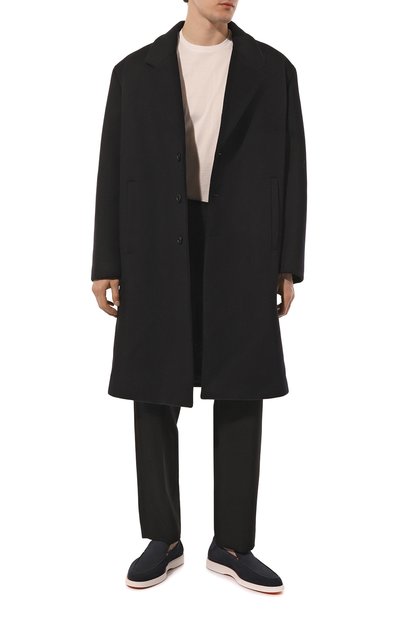 Замшевые лоферы SANTONI, арт. MGDG17824BARSSG0U60, фото 2