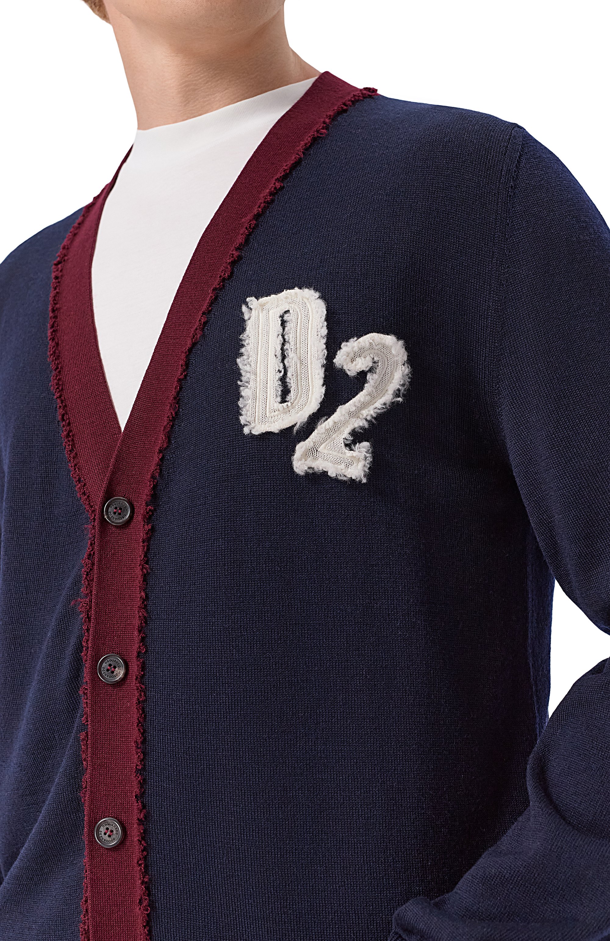 Шерстяной кардиган DSQUARED2, арт. S74HA1642/D13235, фото 5
