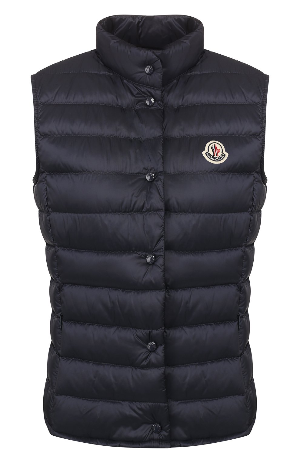 Пуховый жилет liane MONCLER темно-синего цвета по цене 64400 руб., арт. F1-093-1A102-00-53048, фото 1 Пуховый жилет liane MONCLER, арт. F1-093-1A102-00-53048, фото 1