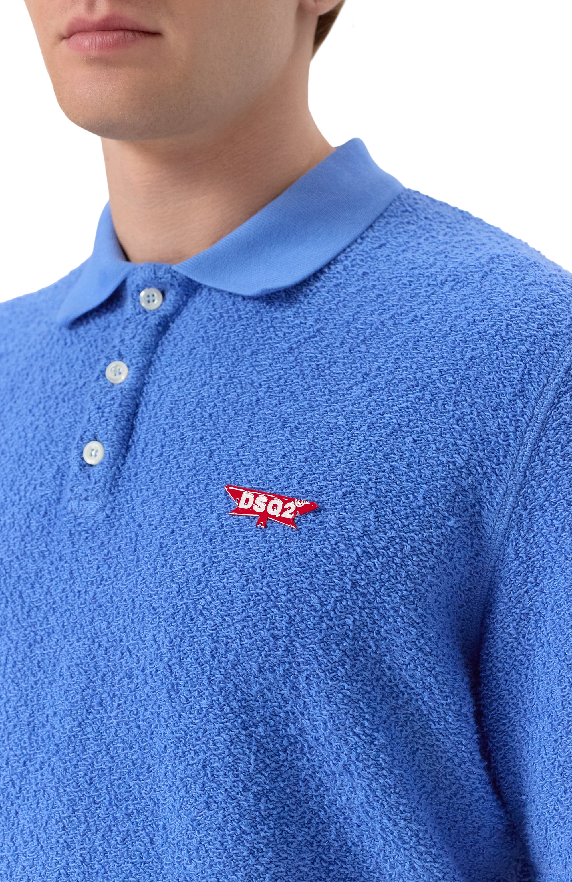 Хлопковое поло DSQUARED2, арт. S71GU0727/S25140, фото 5
