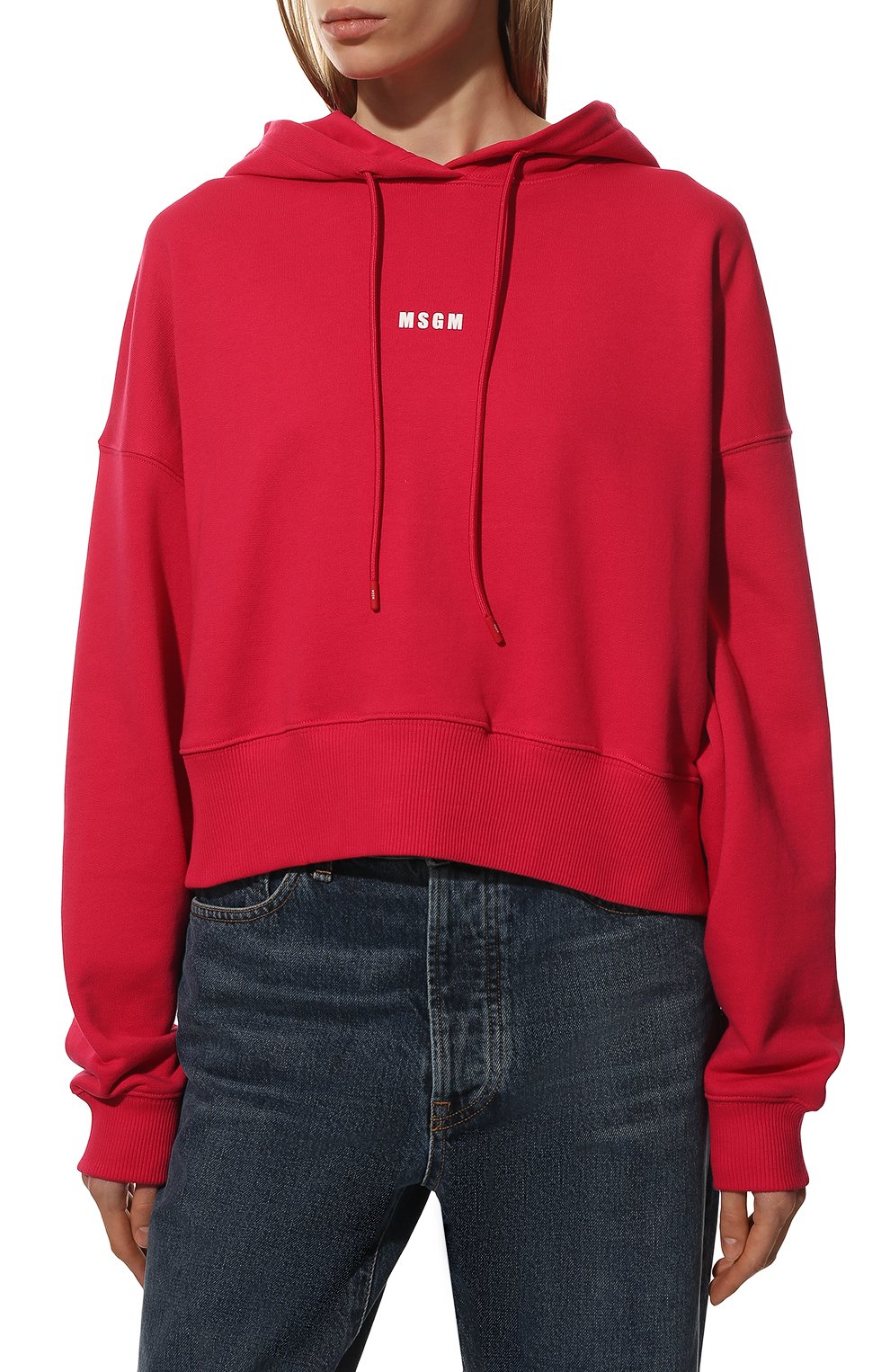 Хлопковое худи MSGM, арт. 3341MDM509 227799, фото 3