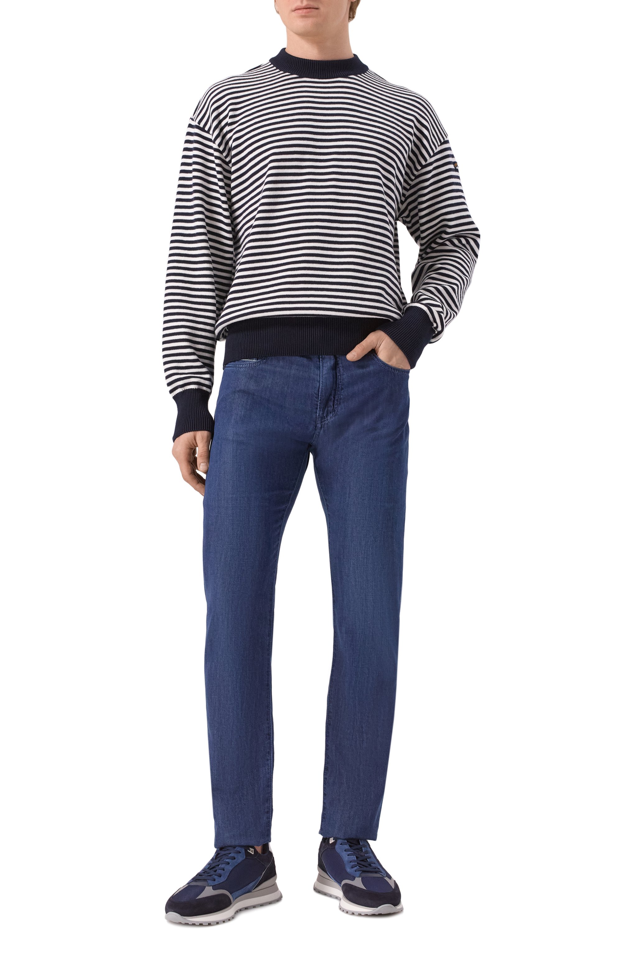 Хлопковый джемпер PAUL&SHARK, арт. 25411524, фото 2